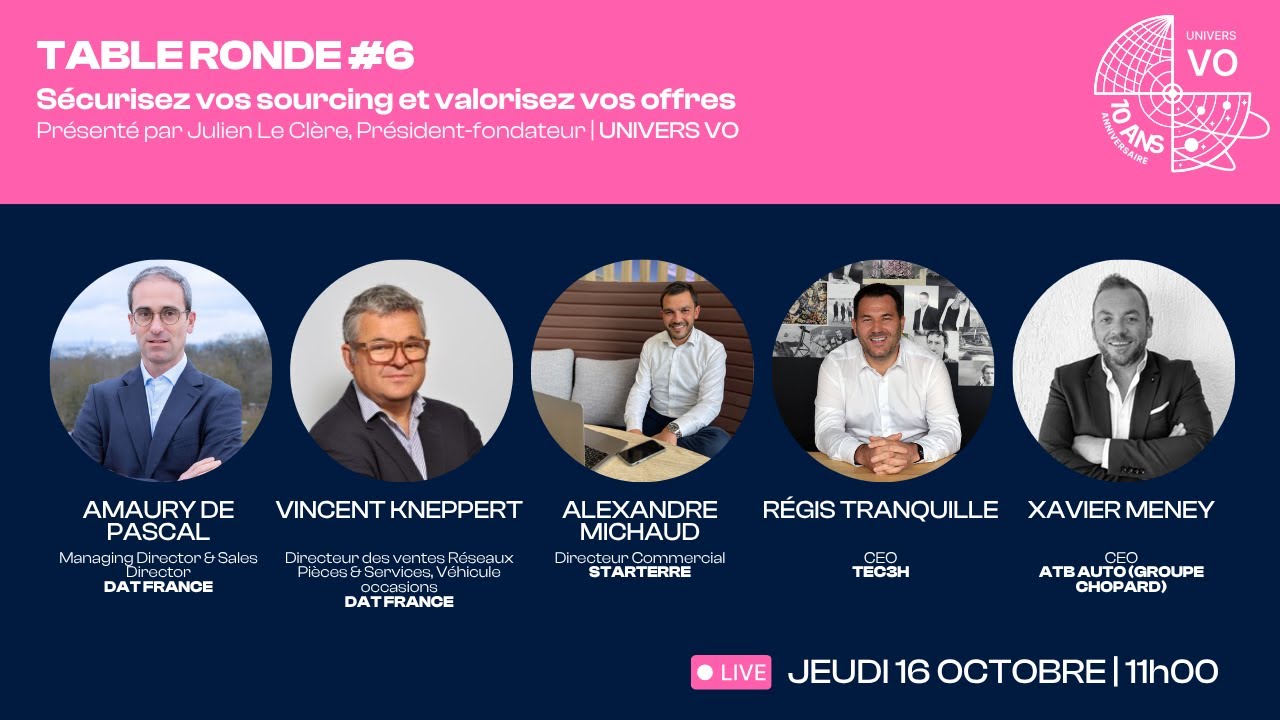 TABLE RONDE #6 - Sécurisez vos sourcing et valorisez vos offres