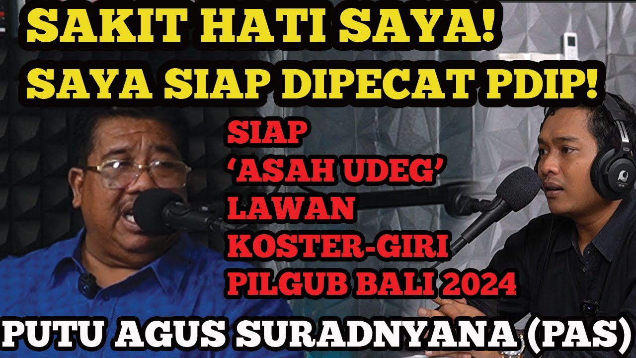 SAKIT HATI DENGAN PDIP, BUPATI TERKAYA DI BALI BAKAL MAJU PILGUB BALI LAWAN KOSTER DAN GIRI PRASTA