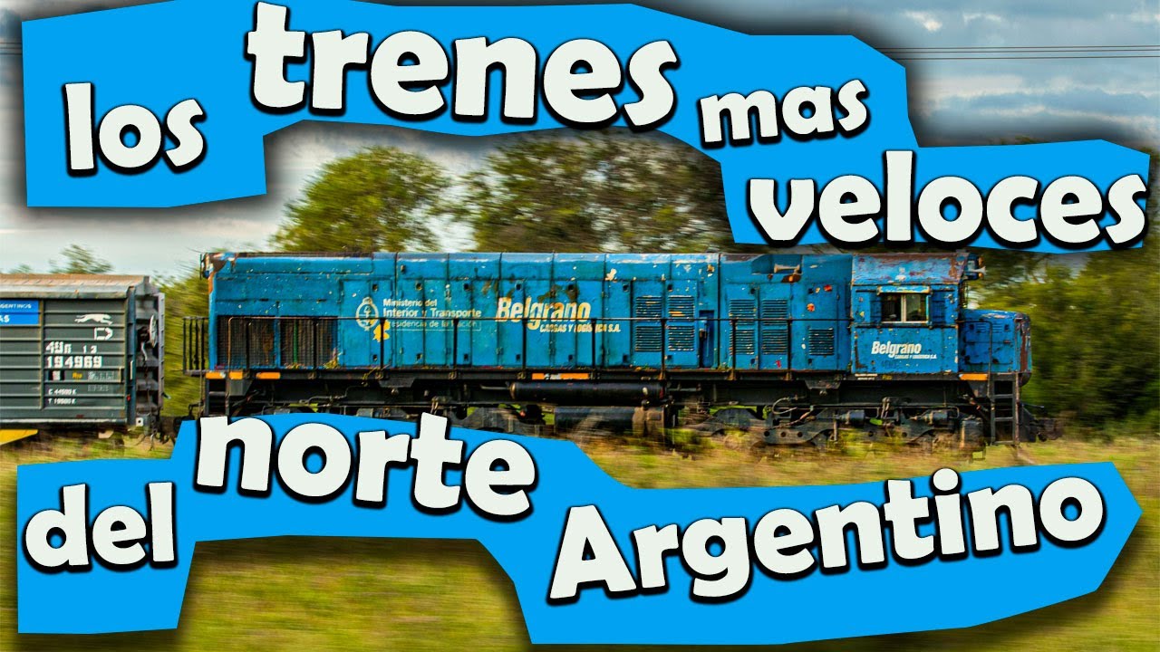 LOS TRENES MAS VELOCES DEL NORTE ARGENTINO EN UN SOLO VIDEO !!! 8 MINUTOS DE PURA POTENCIA !!!
