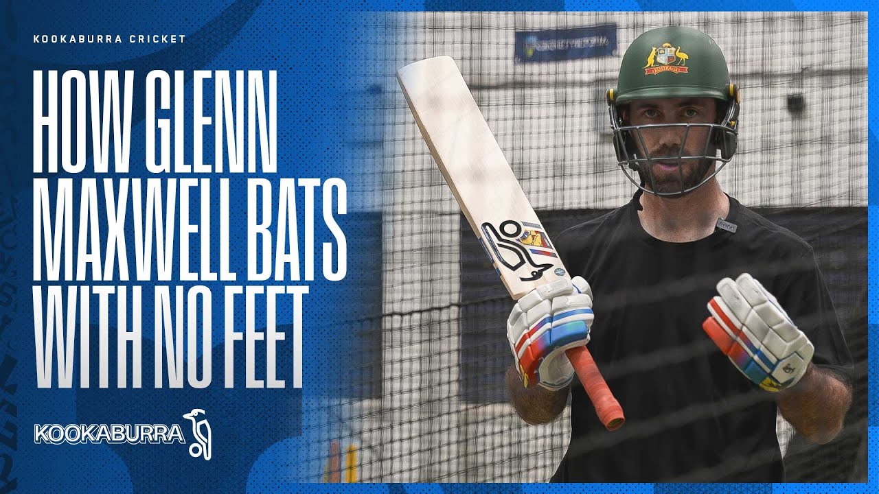 Glenn Maxwell's Batting with No Footwork Drill | Kookaburra Cricket