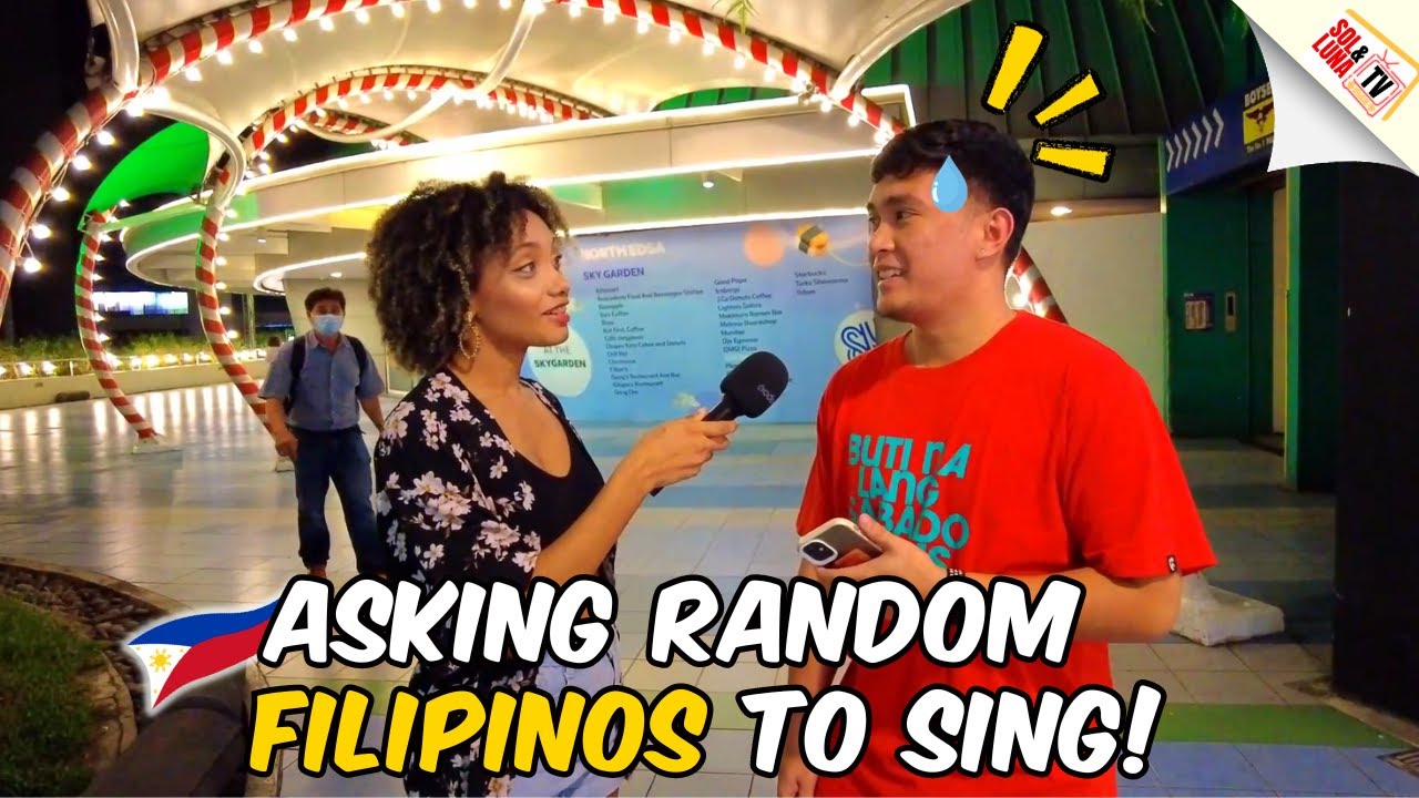 Latinas in the Philippines 🇵🇭 CAN ALL FILIPINOS SING? Street Interview - Philippines | Sol&LunaTV