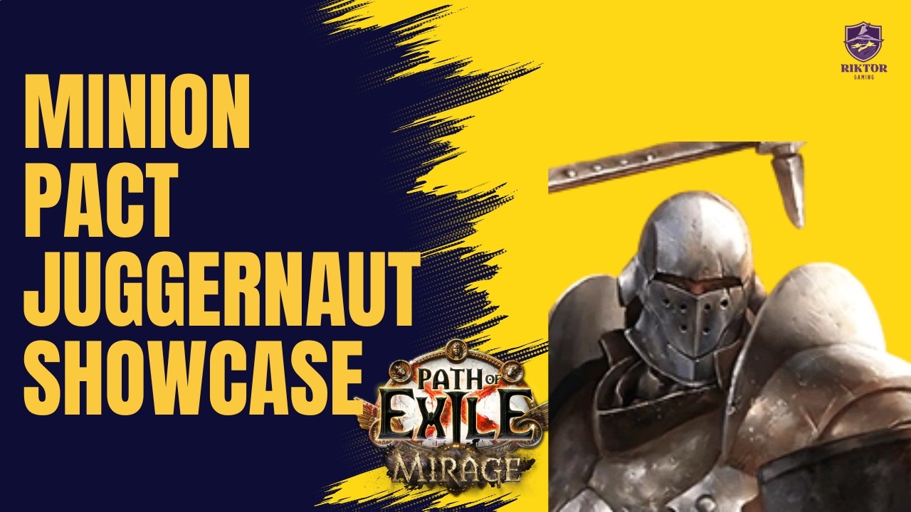 Демонстрация пакта миньонов BV Джаггернаут - Path of Exile Mirage 3.28