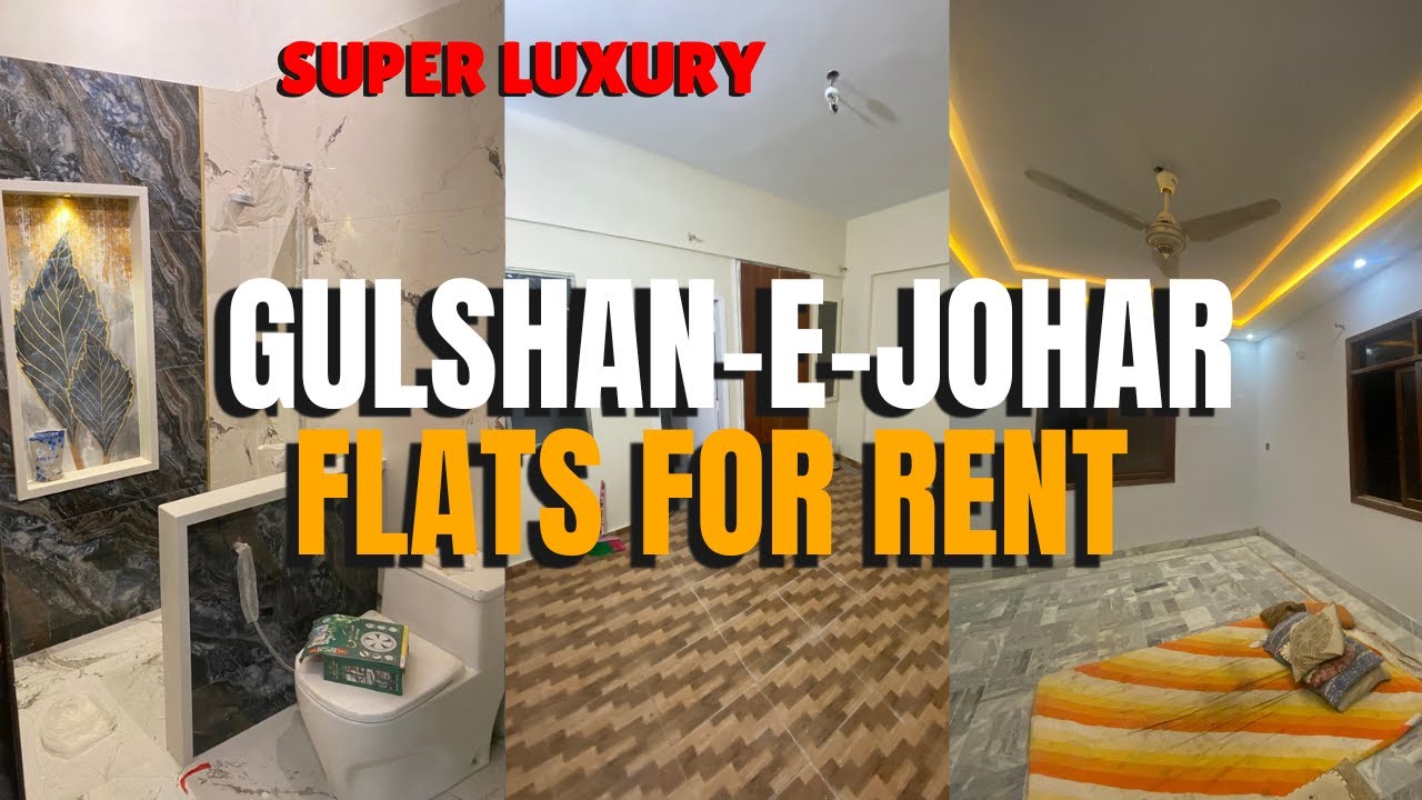 12 SUPER LUXURY FLATS FOR RENT IN GULISTAN-E-JAUHAR | PRIME APPARTMENTS
