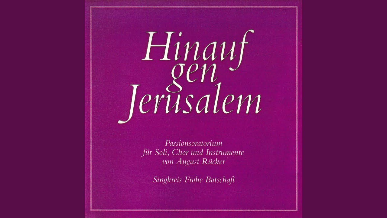Jesus aber stand vor Pilato - Rezitativ und Chor