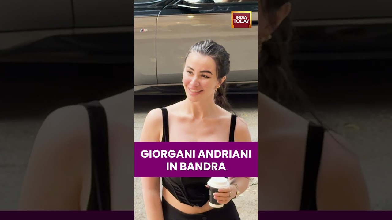 Giorgani Andriani Spotted in Bandra! Fans Go Crazy Over Stunning Celebrity Sighting