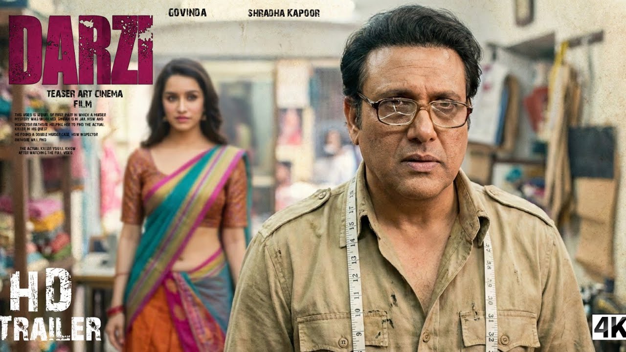 DARZI | Official Trailer | Govinda | Shraddha Kapoor | 2026 New Movie Trailer | New Movie trailer 