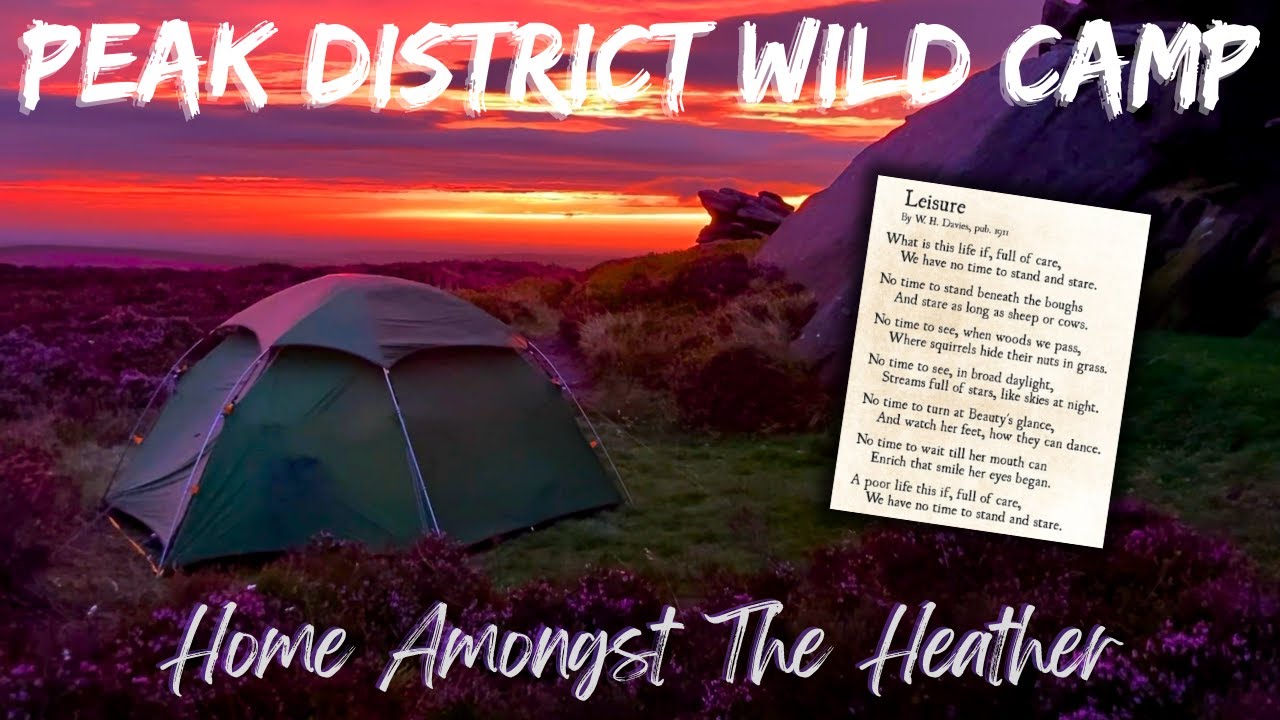 PEAK DISTRICT WILD CAMP: Back Tor on Derwent Edge | Amazing Sunrise!