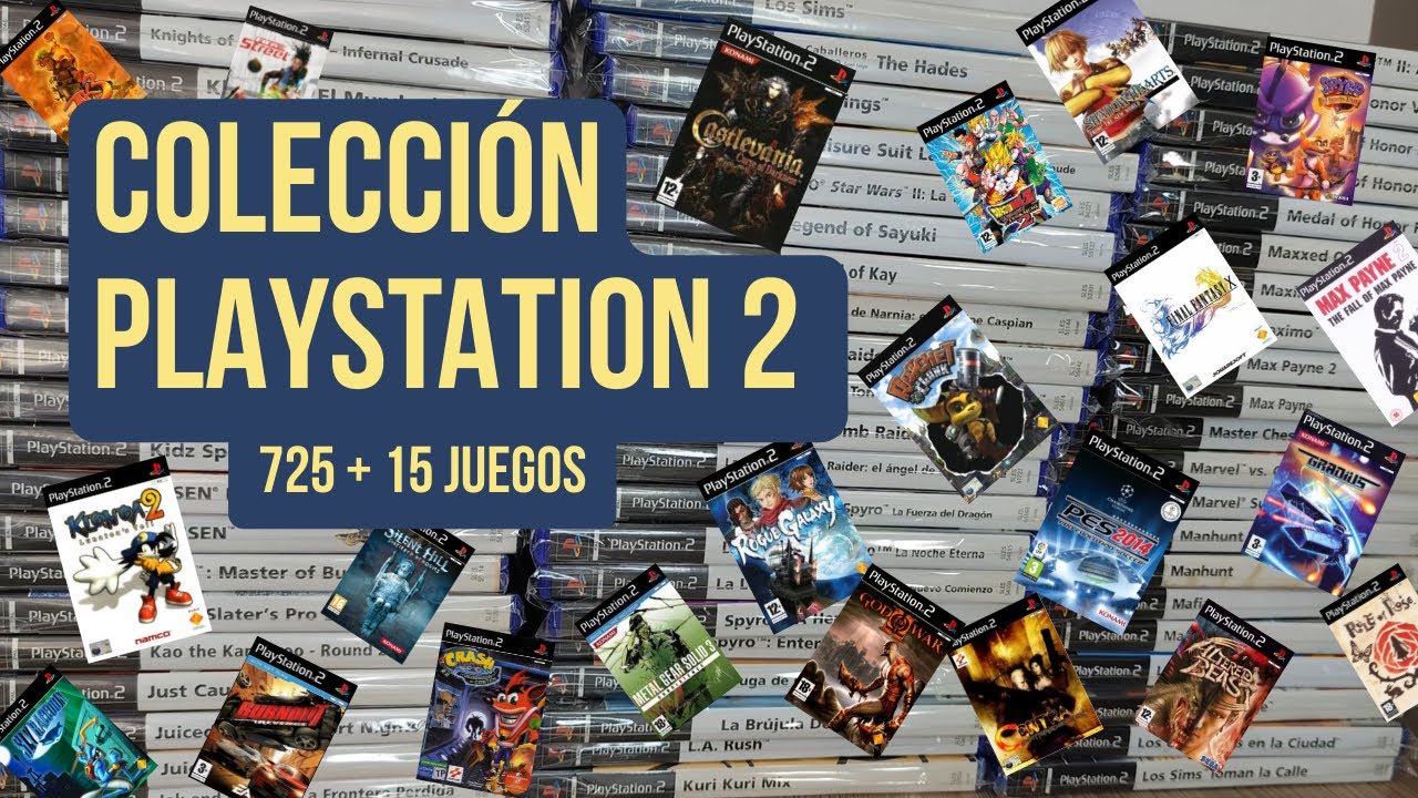 La COLECCIÓN de PLAYSTATION 2: 725 + 15 juegos (2026)