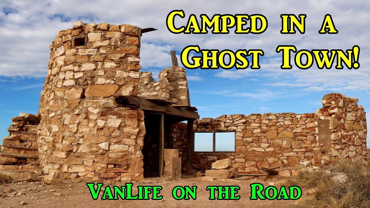 Camped in a Ghost Town! - VanLife on the Road