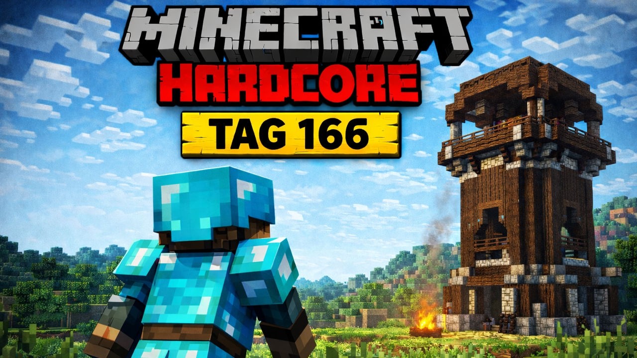 Tag 166 in HARDCORE, PLÜNDERER AUßENPOSTEN! | Minecraft