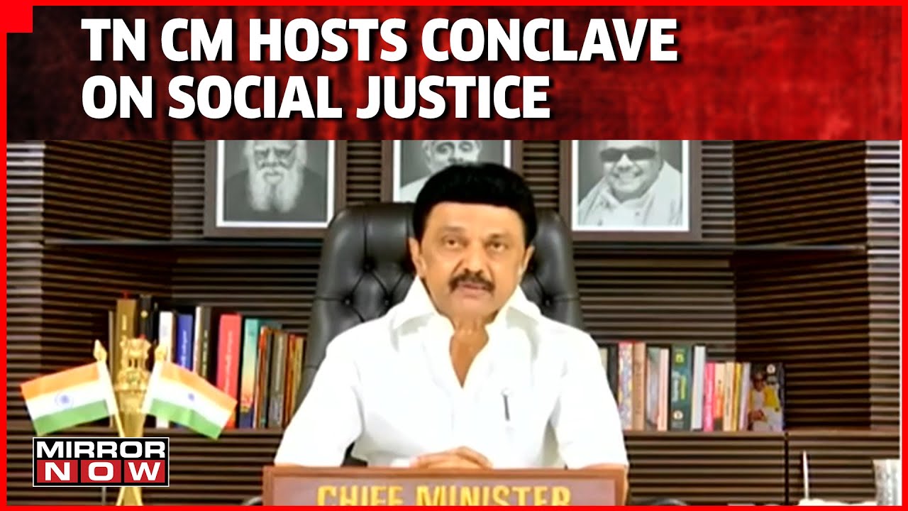 Tamil Nadu CM MK Stalin Hosts Conclave On Social Justice; Top Opposition Leaders Attend