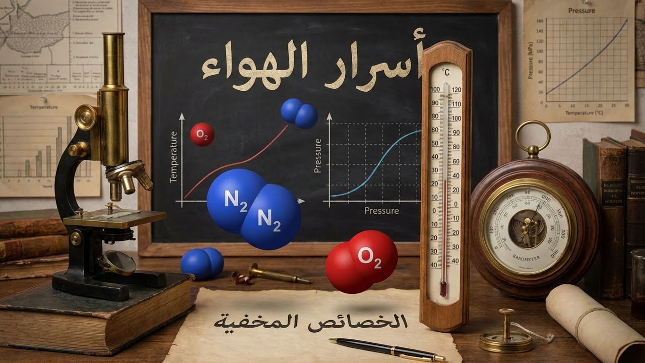 خصائص الهواء عند الضغط الجوي المعتاد: دليل شامل للخصائص الحرارية والفيزيائية