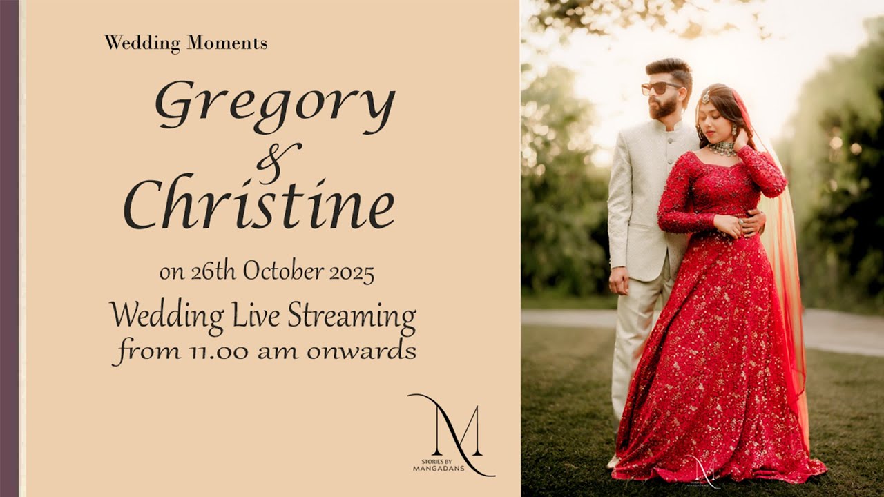 WEDDING CEREMONY OF GREGORY & CHRISTINE |