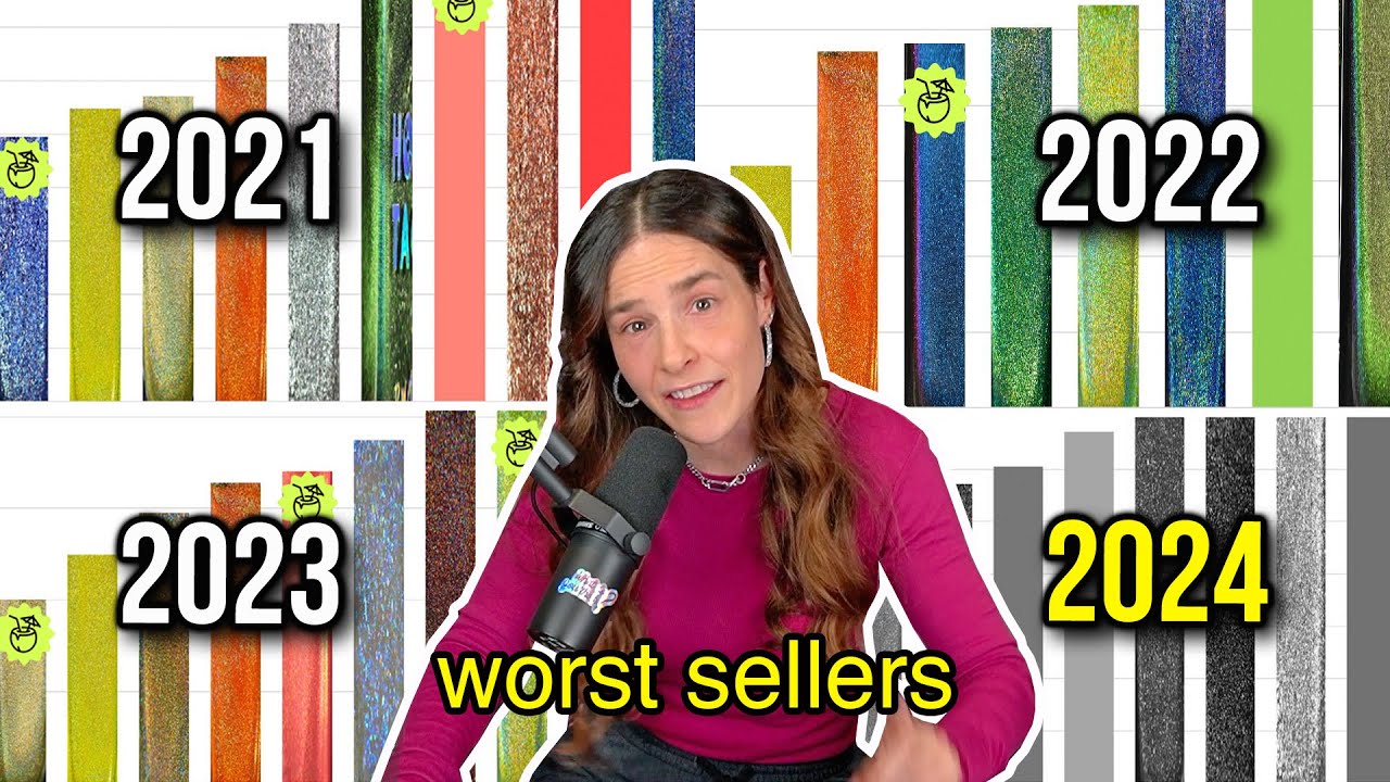 This years' worst selling shades SHOCKED me😵 2024 Holo Taco Sales Report💅📊