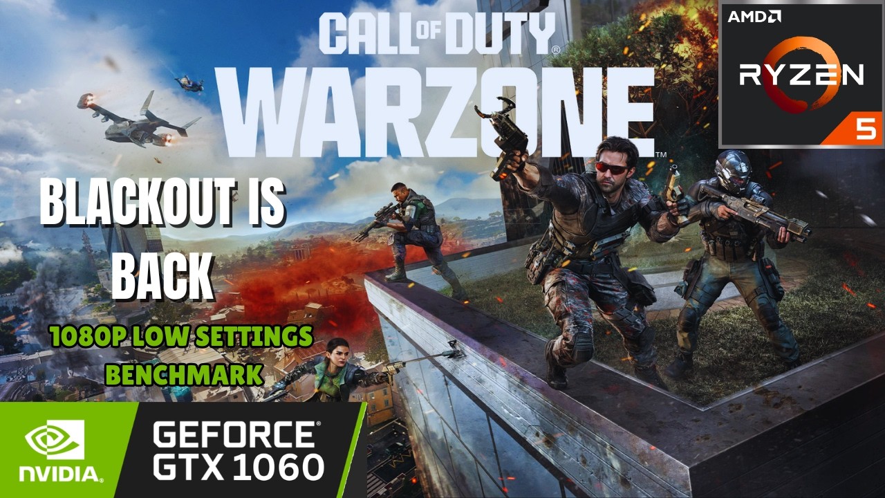 Warzone Black Ops Royale | GTX 1060 6GB | Ryzen 5 3500X | 1080P Low Settings