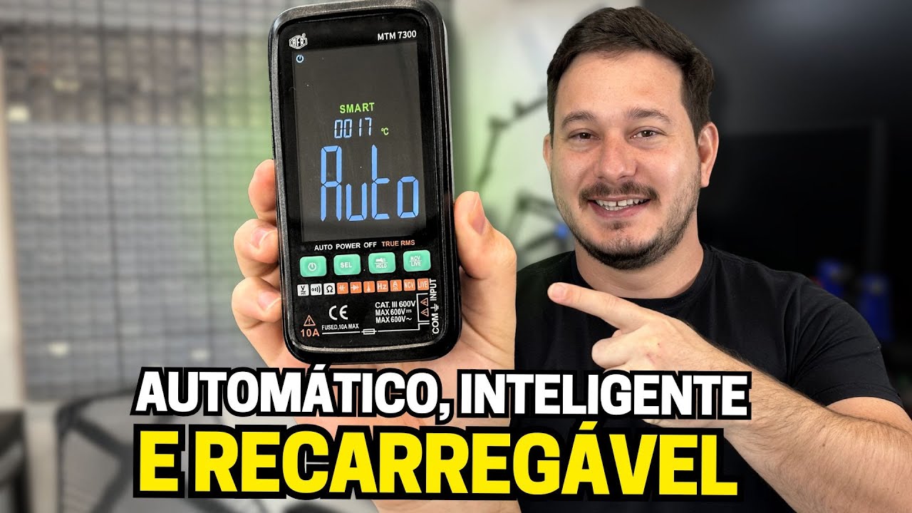 O multímetro do futuro chegou! Teste do multímetro automático AFR MTM 7300