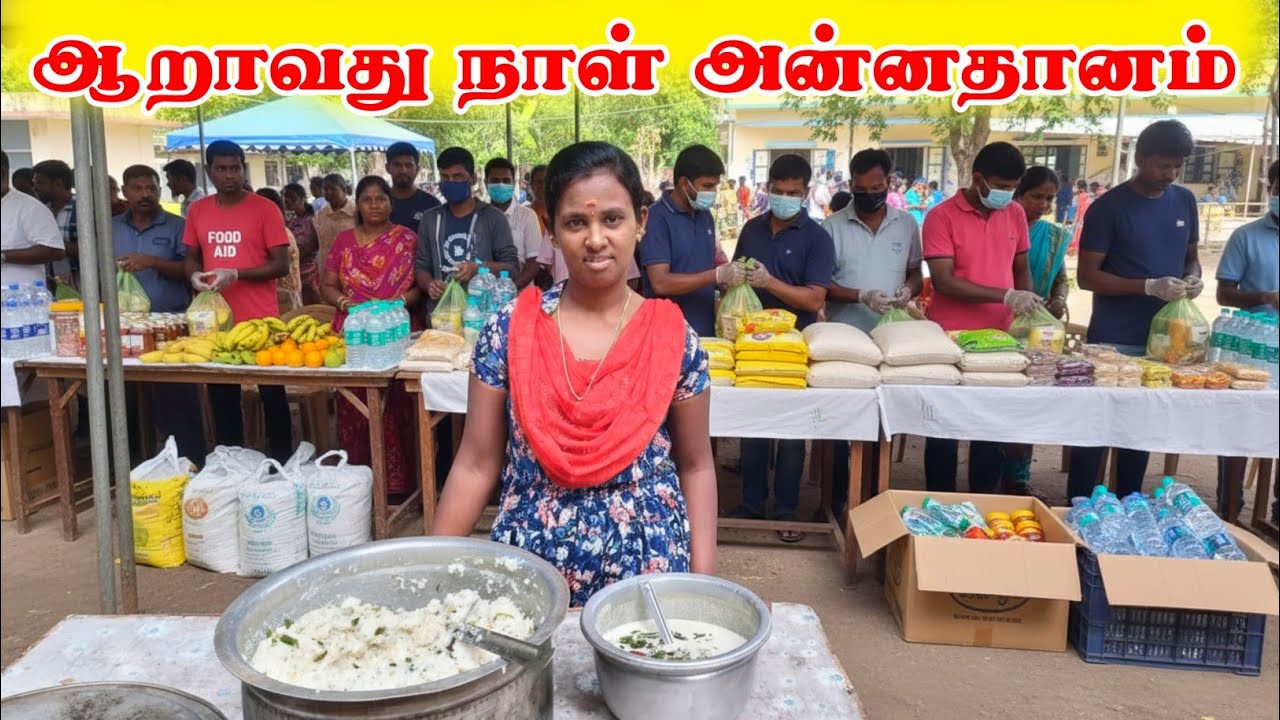 💥 மிளகு பொங்கல் அன்னதானம் 💝 Annadhanam Day 6 🤩 Selva Nisha Vlogs 