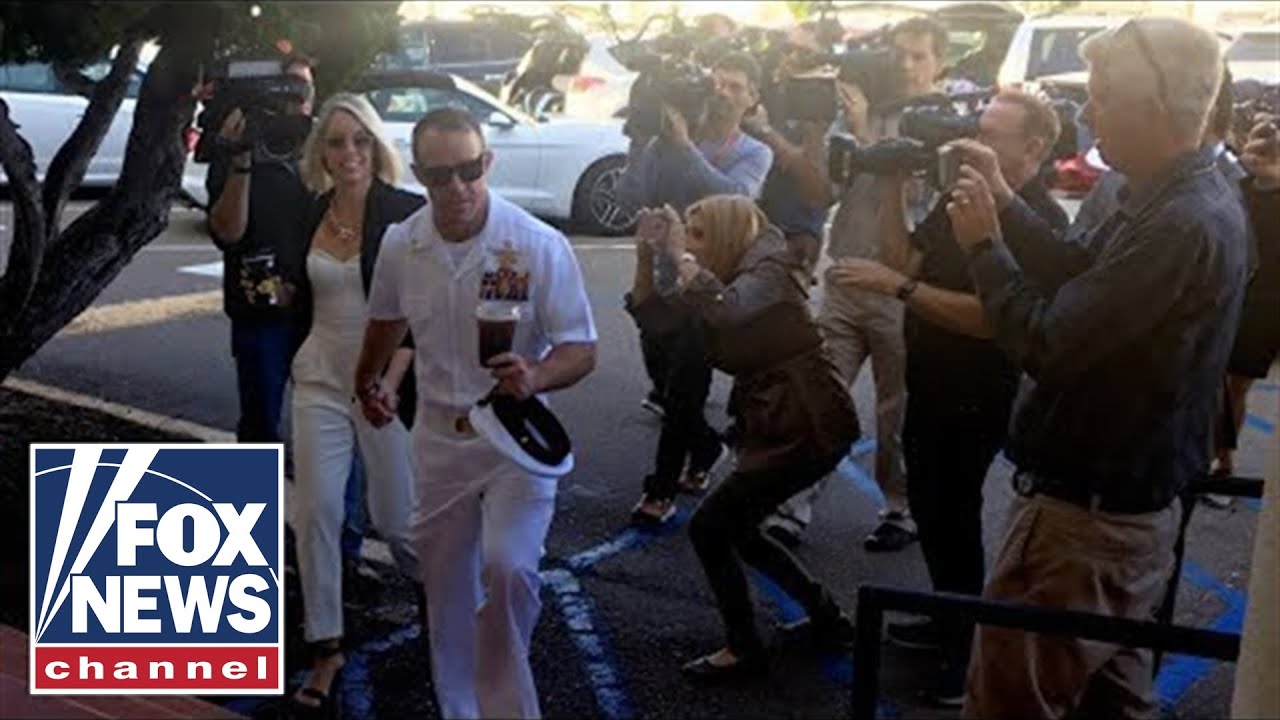 Eddie Gallagher leaves court after being cleared of murder charges