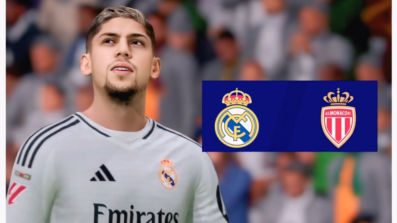 REAL MADRID VS MONACO FC | key Moments| UEFA Champions League FC25