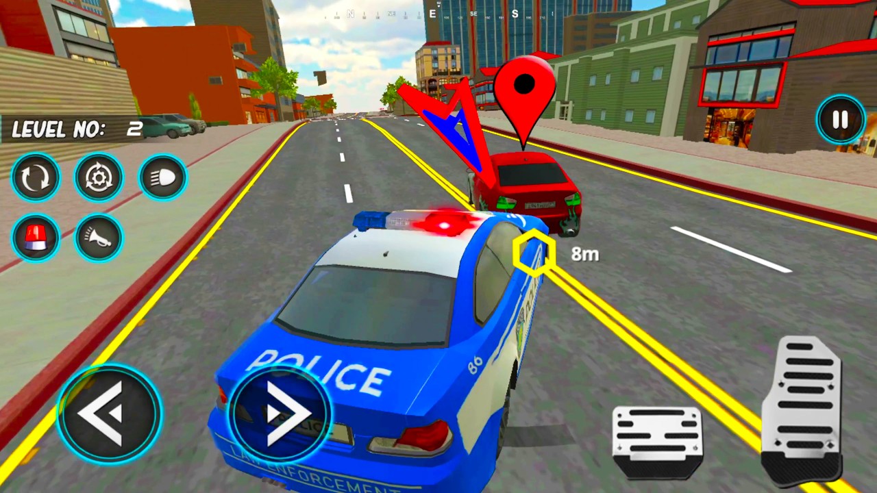 Free US Police Car Chase Cop Gameplay