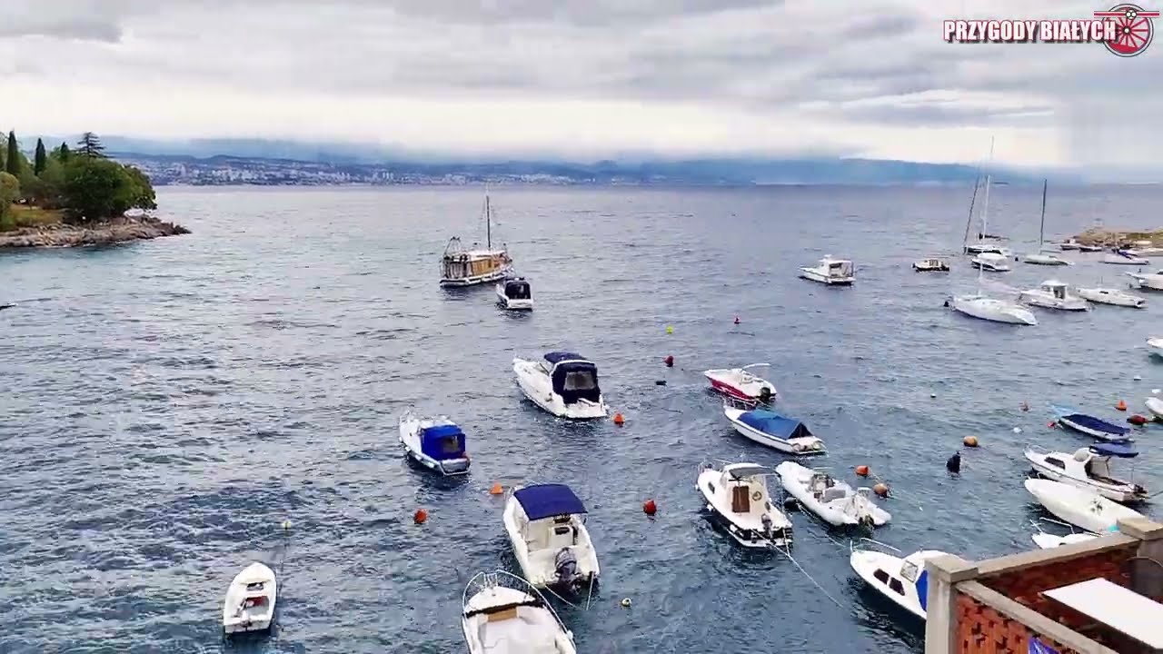 (22) CHORWACJA, LOVRAN - IKA - Promenada Lungomare Lovran - Opatija, część 2