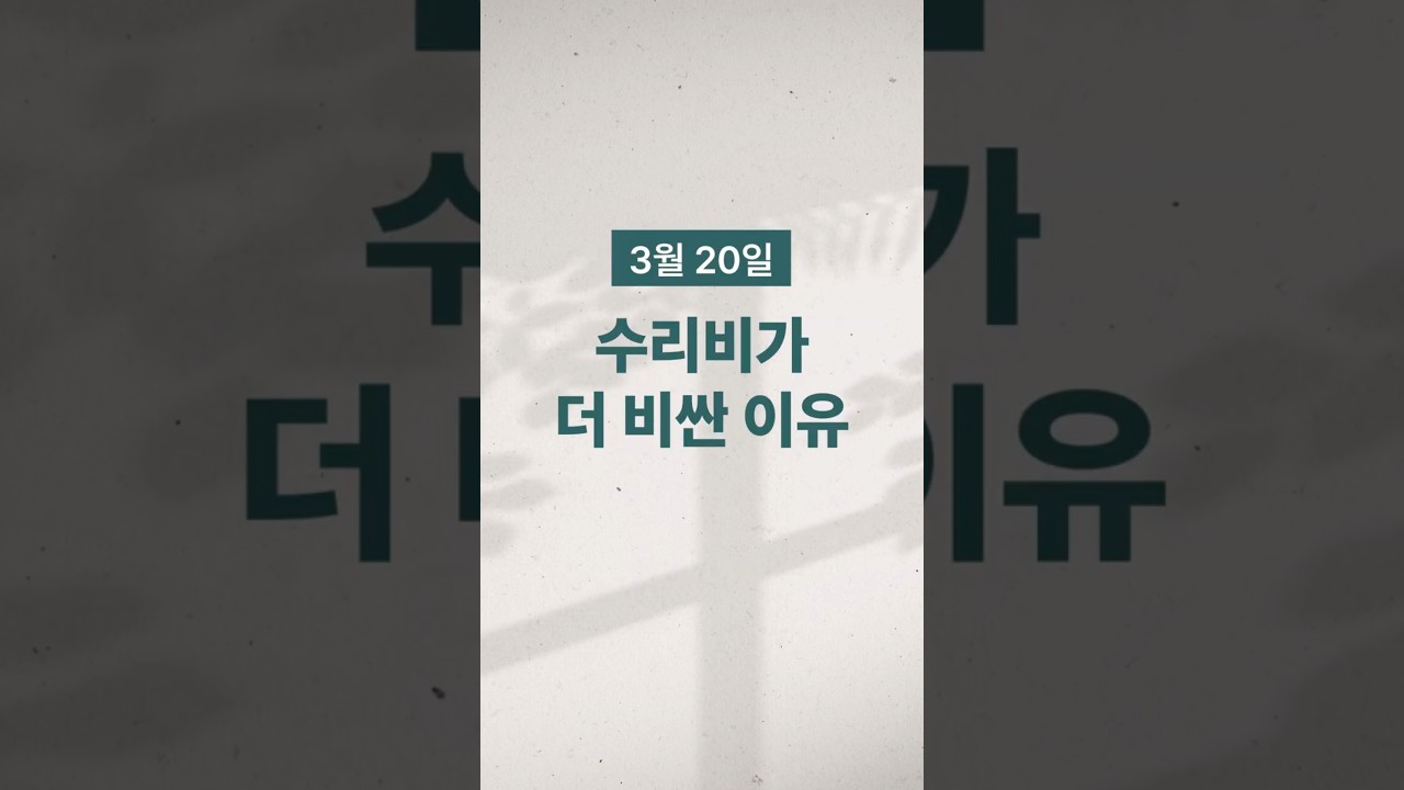 [경건생활 365] 3월 20일 - 수리비가 더 비싼 이유