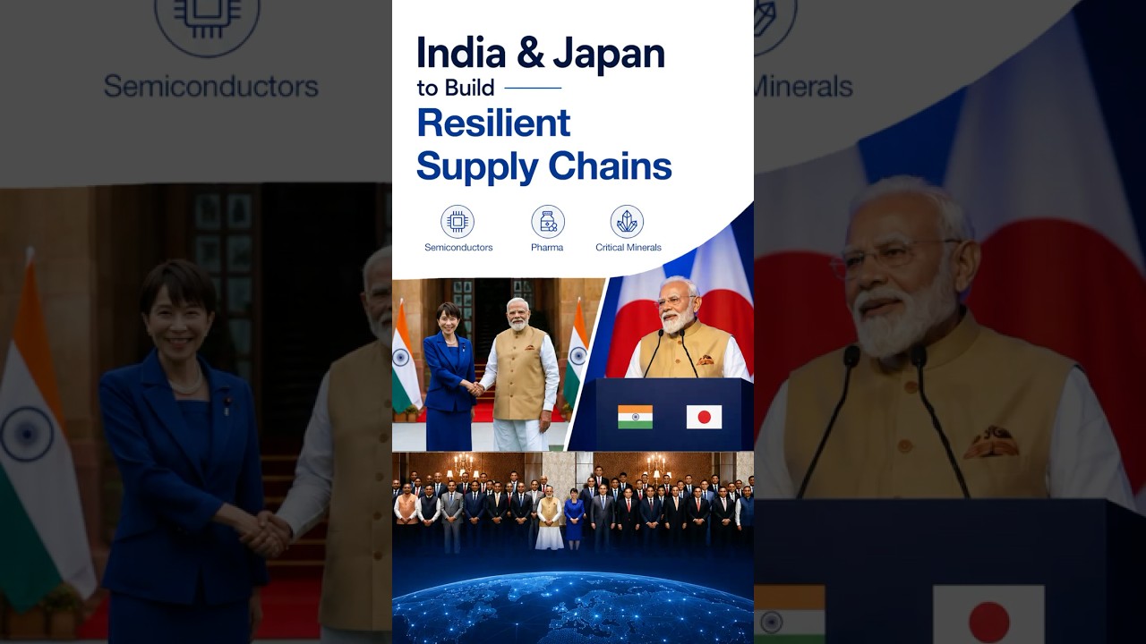 PM Modi's Vision for India-Japan Partnership: Building Resilient Global Supply Chains