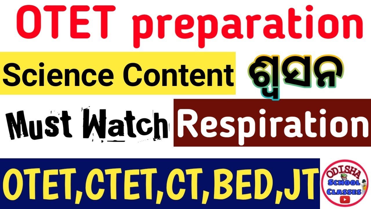 Science Content for OTET,CT,Bed & other entrances by Odisha School Classes