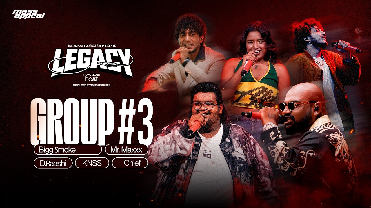 CYPHER GROUP 3 | BIGG SMOKE, KNSS, CHIEF, D. RAASHI, MR. MAXXX&nbsp; | LEGACY