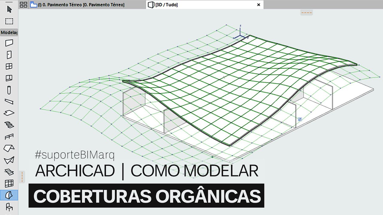 Como Modelar Coberturas Orgânicas no ARCHICAD