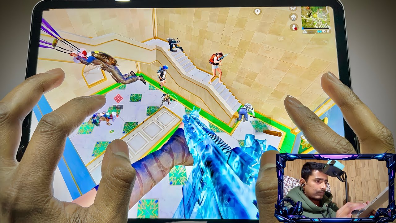 This iPad Pro 6 Finger Player Destroyed a Full Squad 😱🔥 | BGMI Handcam / PUBG Mobile 