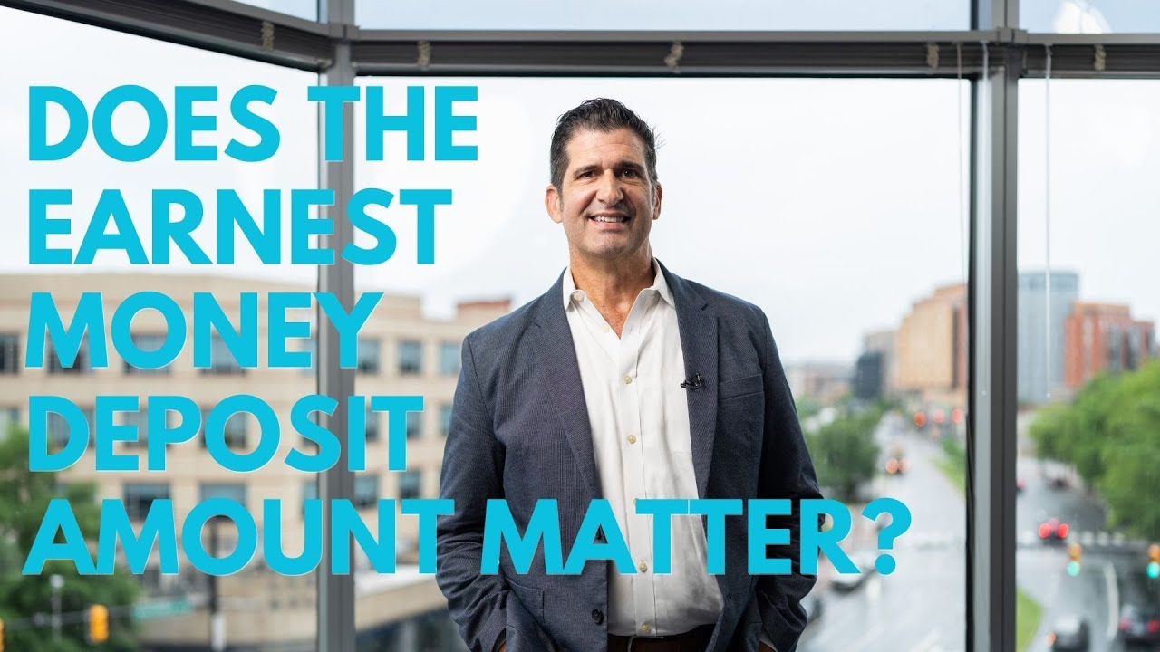 Does Earnest $$ Deposit amount matter on a home purchase? Real Estate explained by Craig Mastrangelo