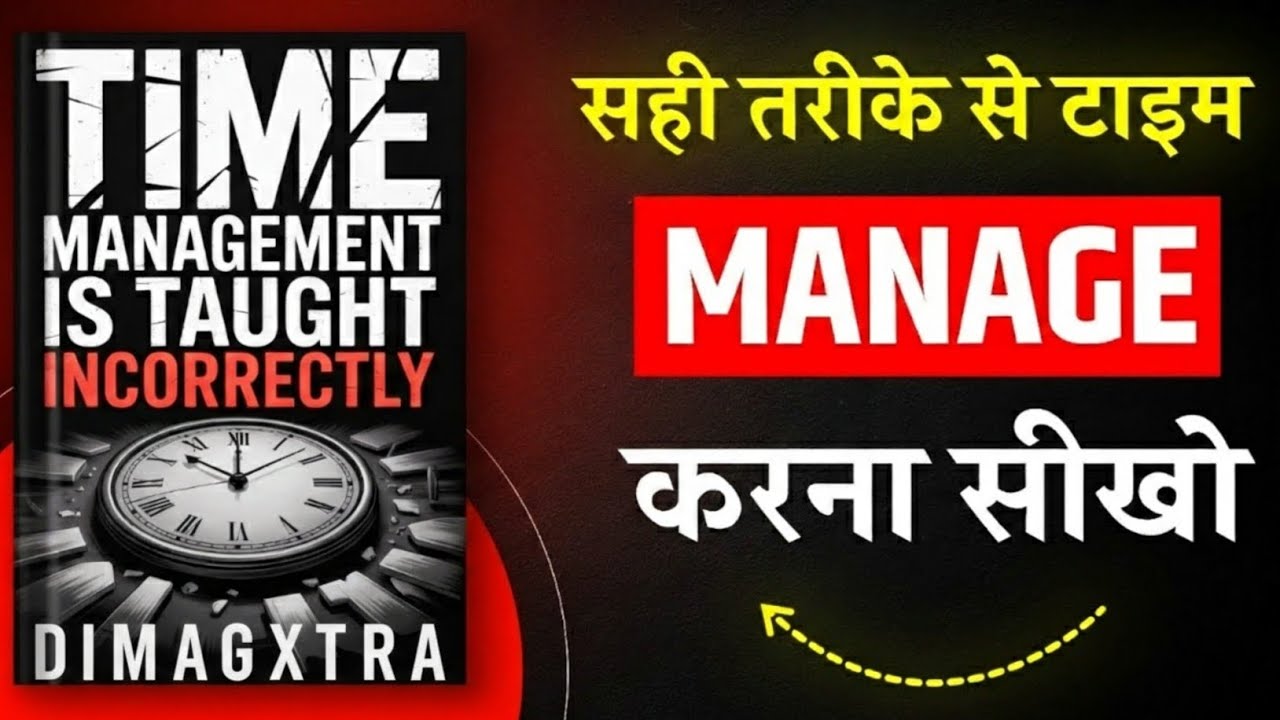 सही तरीके से टाइम मैनेज करना सीखो | Time Management Is Taught Incorrectly | Book Summary in Hindi