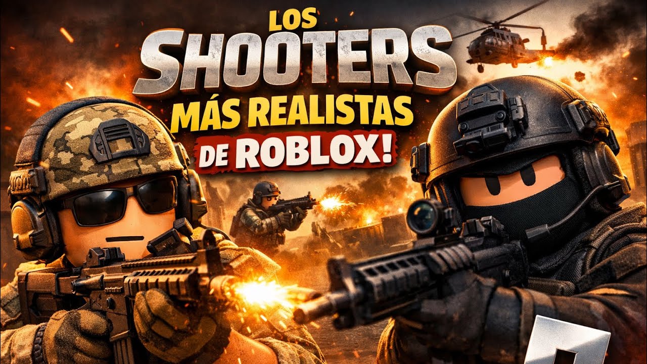 Probamos los mejores SHOOTERS Y LOS MÁS REALISTAS de Roblox🔴🔴😮￼