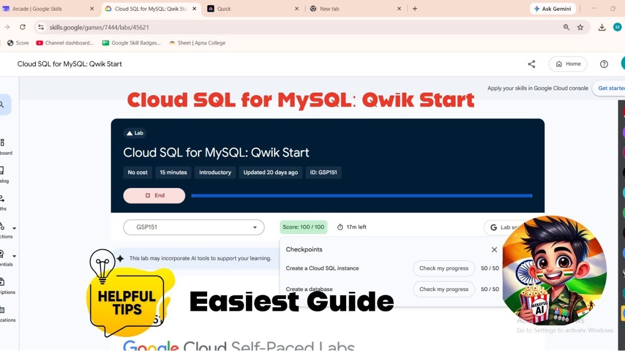 Cloud SQL for MySQL: Qwik Start #GSP151 #qwiklabsarcade2026 #gsp151