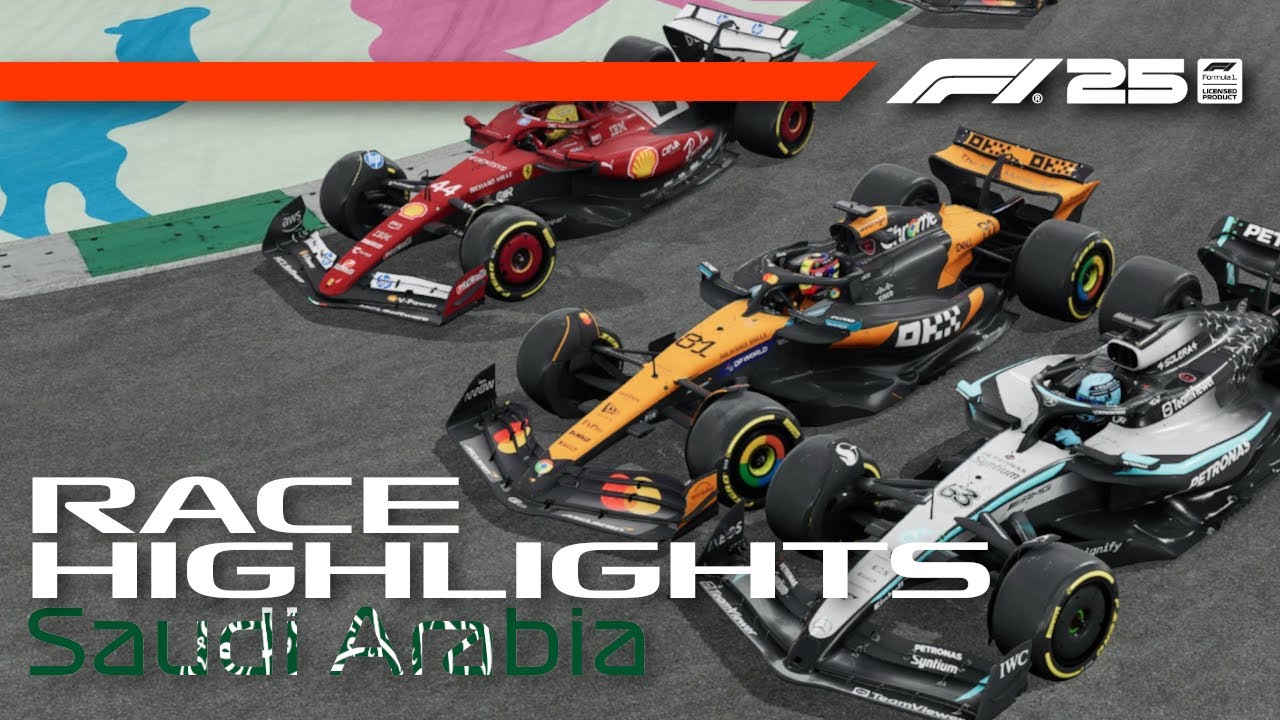 Saudi Arabian Grand Prix Highlights - F1 25 Career Mode | Joe Cooper