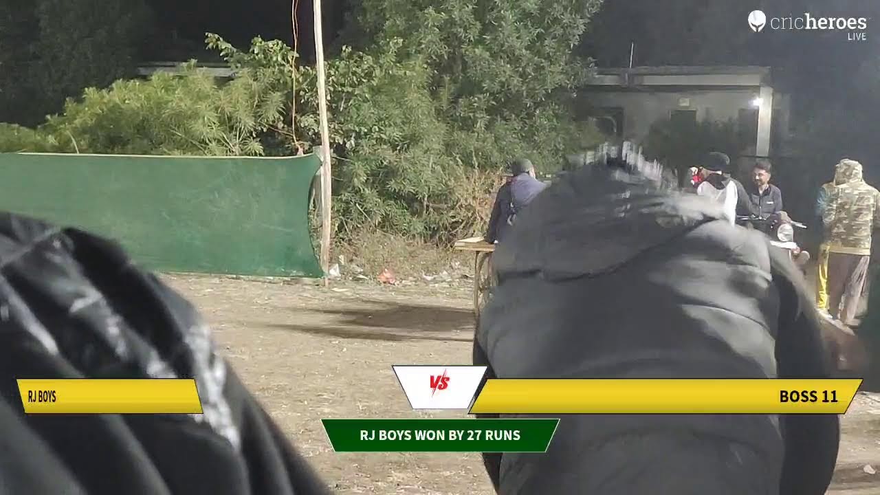 RJ Boys vs Boss 11 live cricket match | NSPL Season 2 live - K D Gavit Cricket Ground Shahada