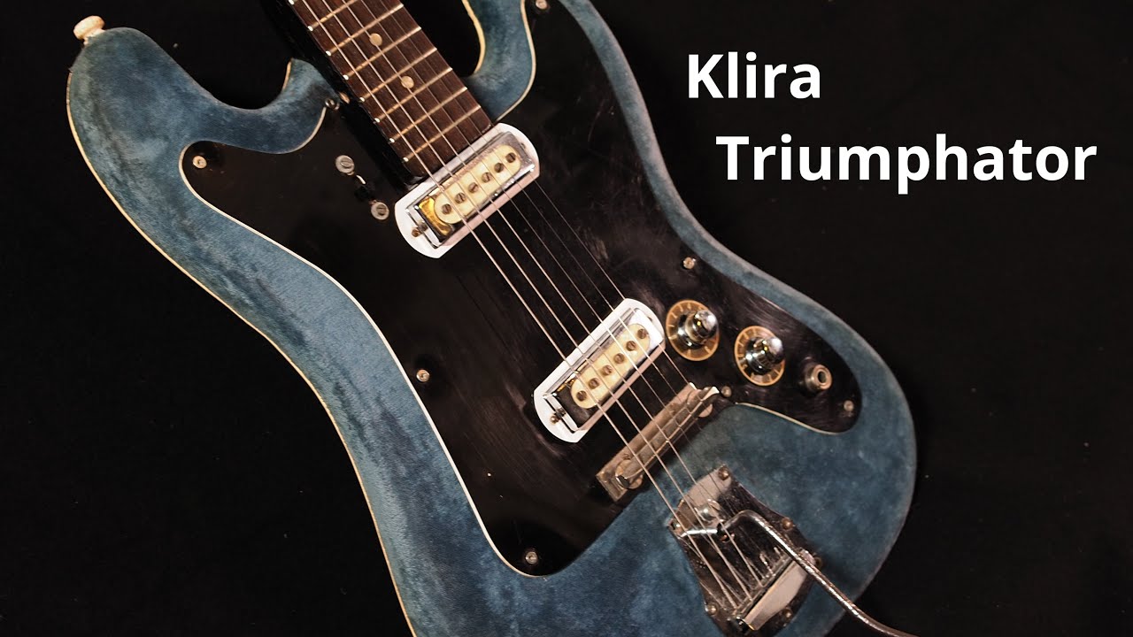 Klira Triumphator in Blue Velvet from the early 60s | wurst.guitars demo
