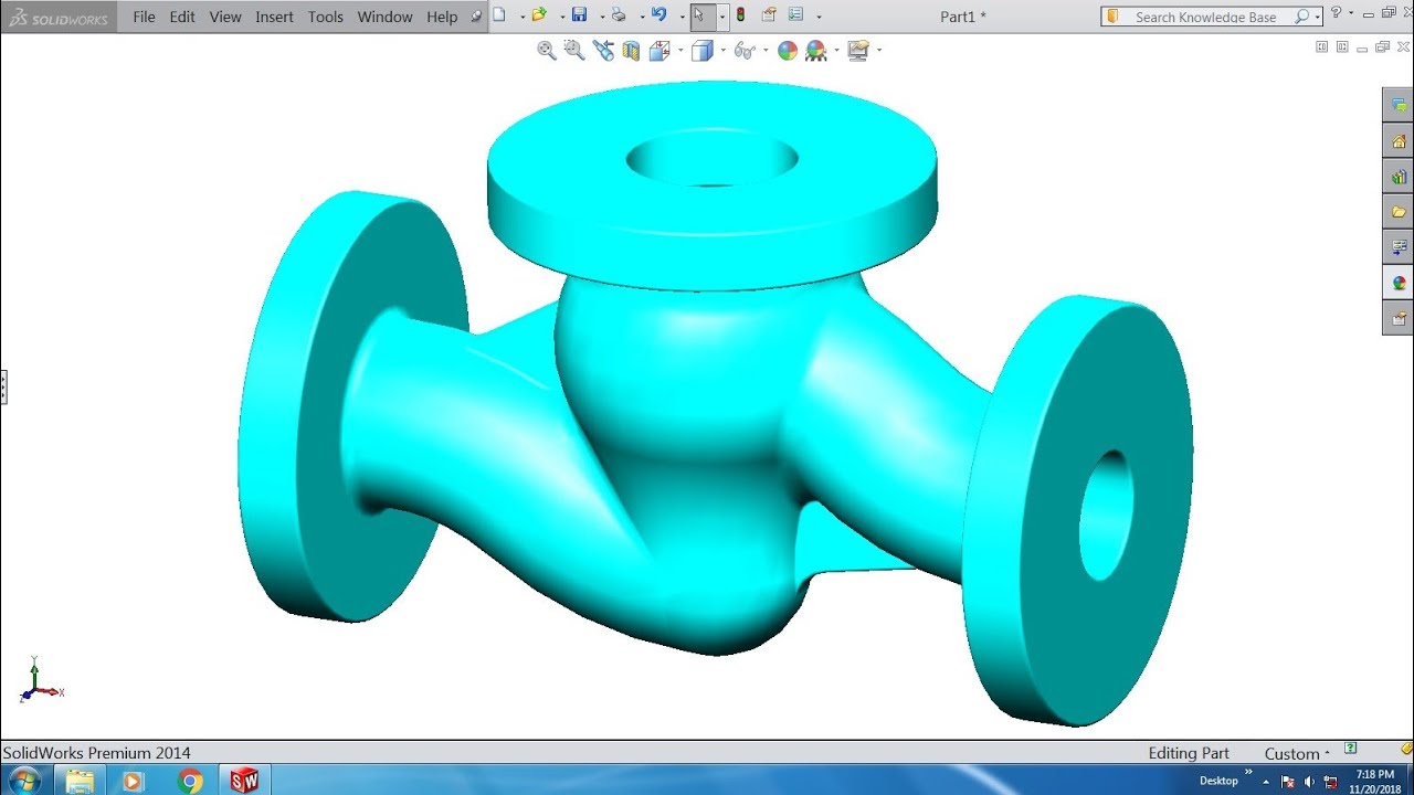 Valve model