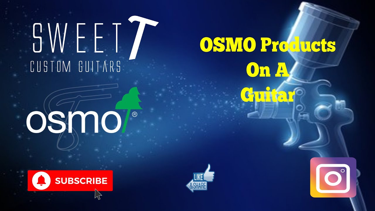 How to use OSMO Poly-x to finish a guitar #osmo