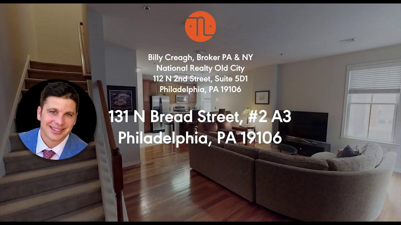 131 N Bread St Unit #A3, Philadelphia, PA 19106 - Billy Creagh - Broker PA & NY
