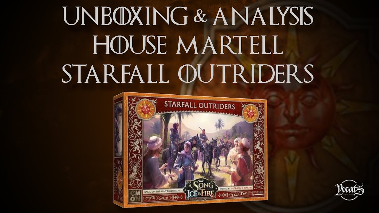 ASOIAF: TMG Unboxing - House Martell Starfall Outriders
