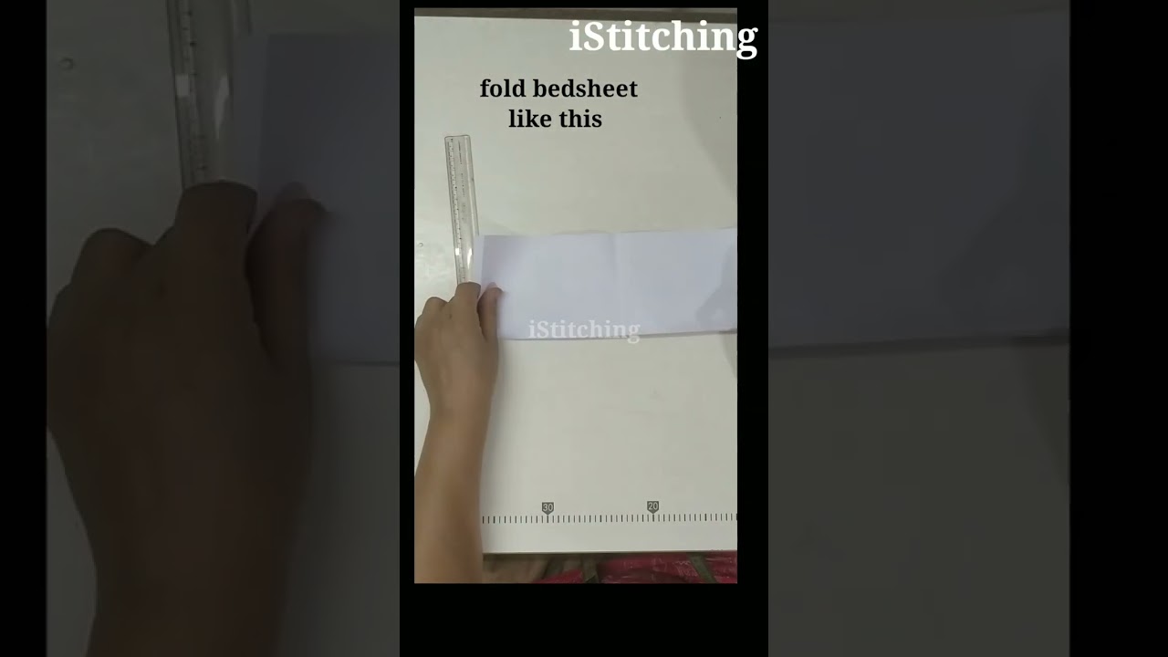 How to make fitted Bedsheet at home. 