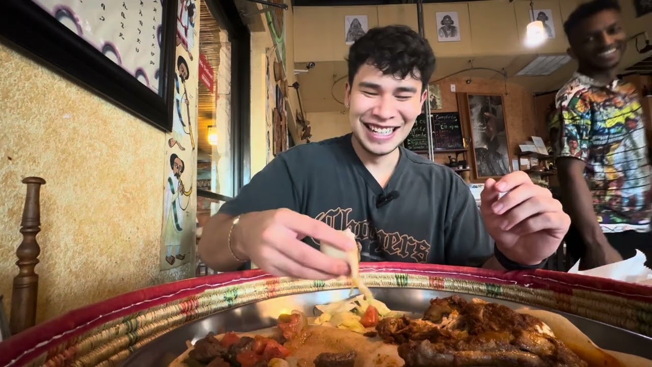 Trying Ethiopian Food in Austin!