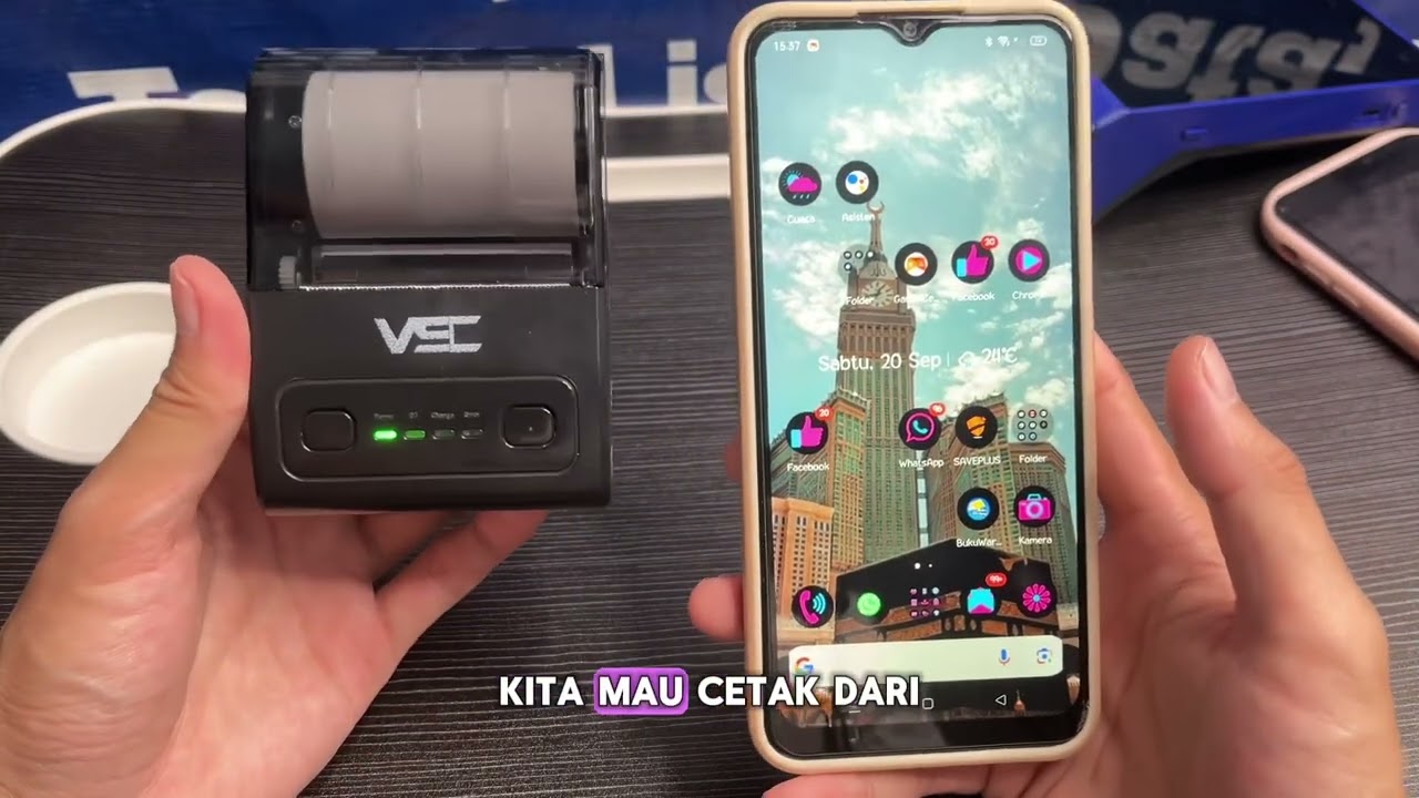CARA SAMBUNGKAN PRINTER BLUETOOTH KE HP MUDAH BANGET 