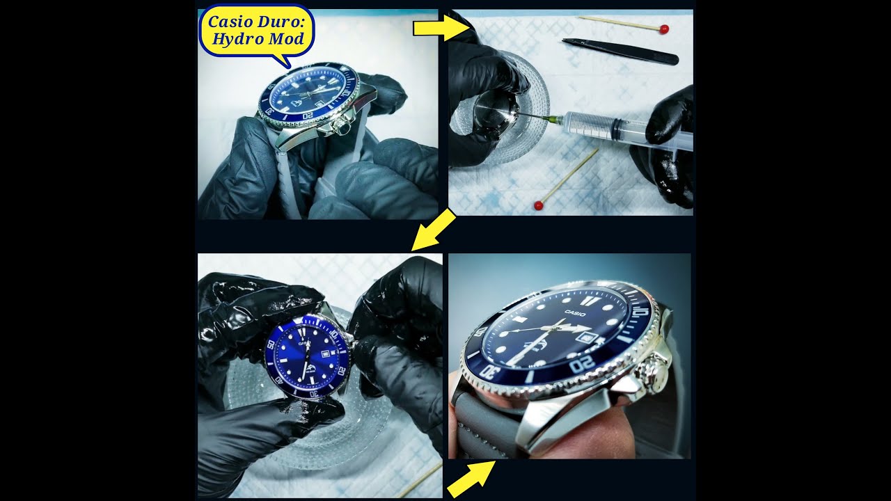 [Modified Casio] Hydro-mod on the Casio Duro MDV-106B-2AVCF