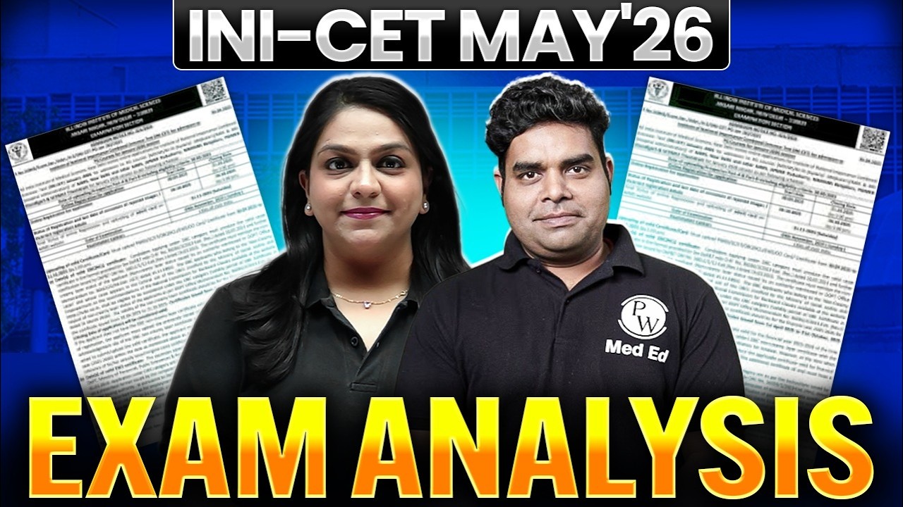 INICET May 2026 Exam Analysis | INI-CET WAS UNEXPECTED? #INICET #INICET2026 #INICETExam