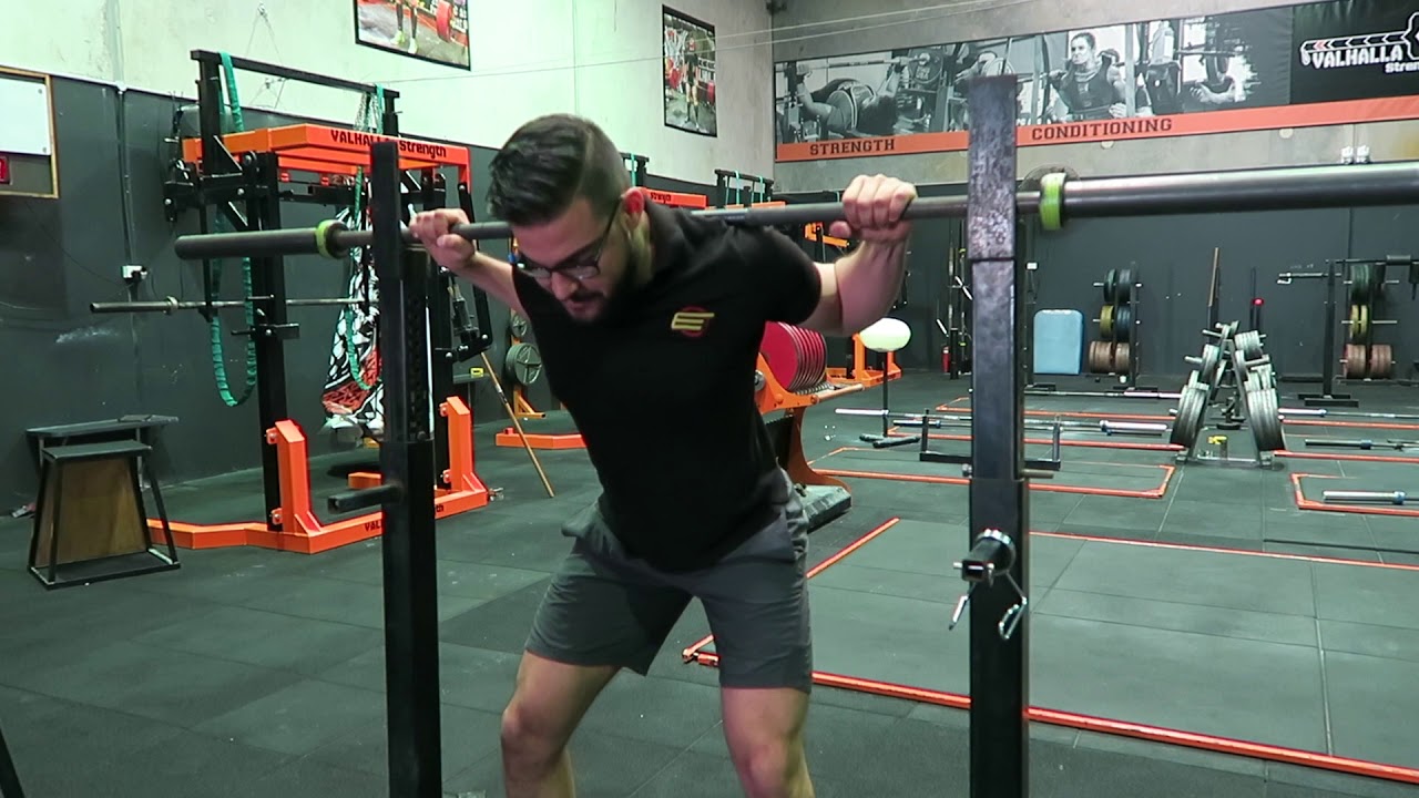 How to unrack and walk out your squat correctly.