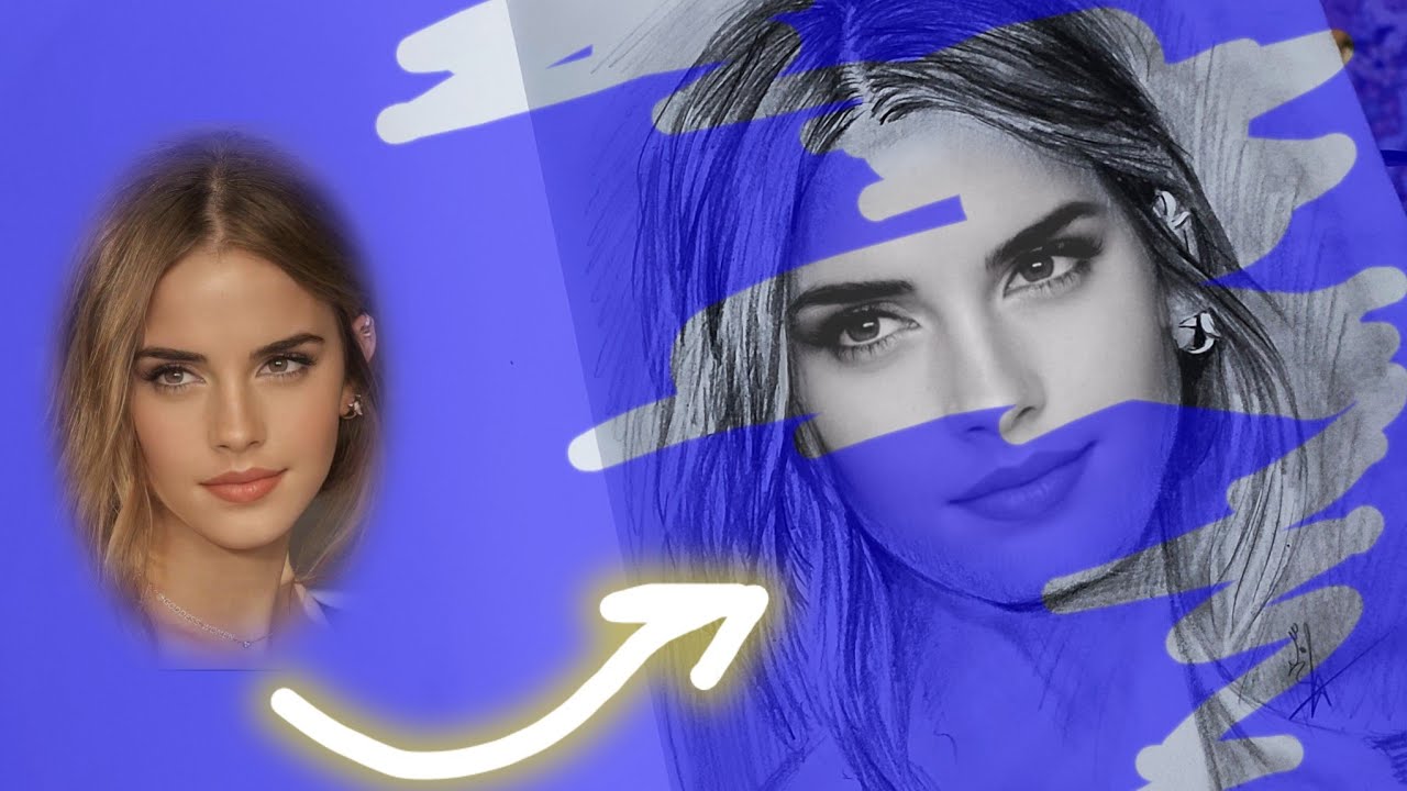 Master The art of portrait drawing with the secret of Loomis Technique| fast drawing