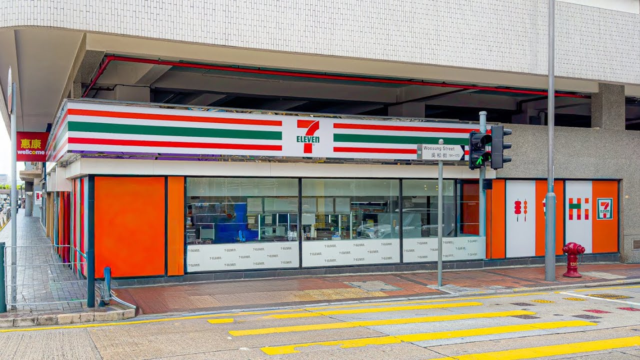 🇭🇰 Откройте для себя круглосуточный магазин 7 Eleven в Гонконге [Видео 4k]